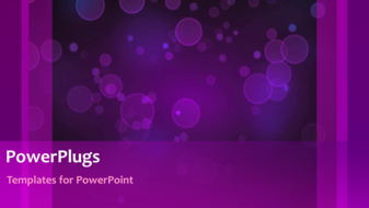 PowerPoint Template - An abstract background